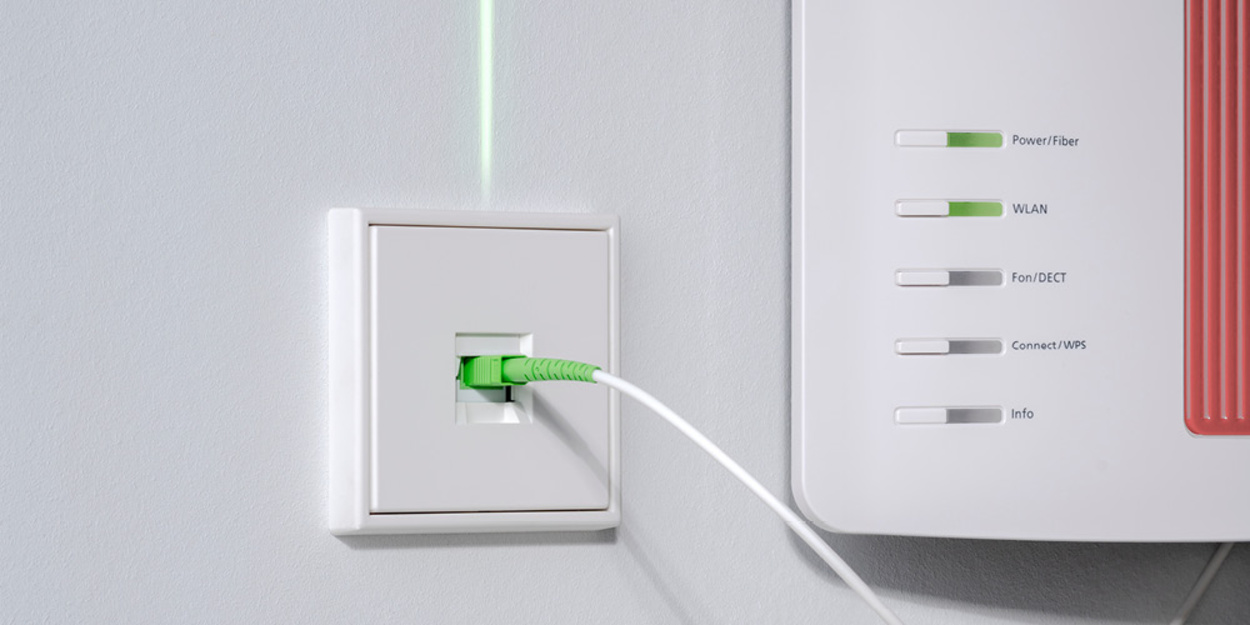 Die neuen Glasfaser-Anschlussdosen bei Elektrotechnik Becker in Großwallstadt